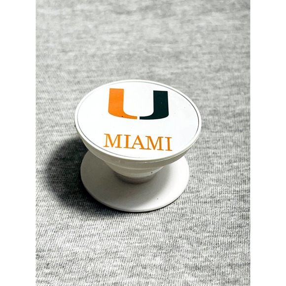 MIami Hurricanes College Football Phone Holder Stand - Picture 1 of 6